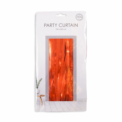 Cortina de puerta naranja 2,4 m