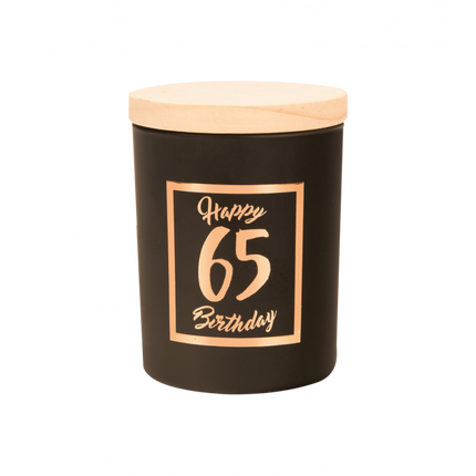 Vela Perfumada 65 Años Negra 8cm