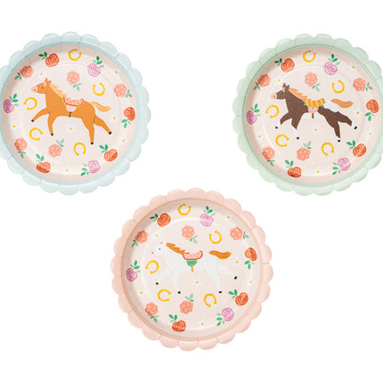 Platos Caballo 18cm 6ud