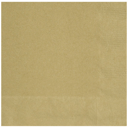 Servilletas Doradas 33cm 50ud