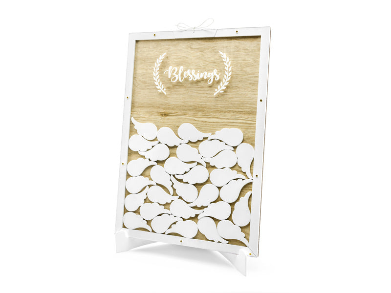 Libro de visitas de madera Bendiciones 39,5cm