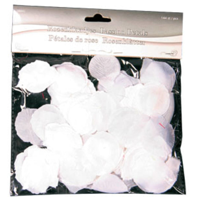 Pétalos de rosa blanca 144uds.