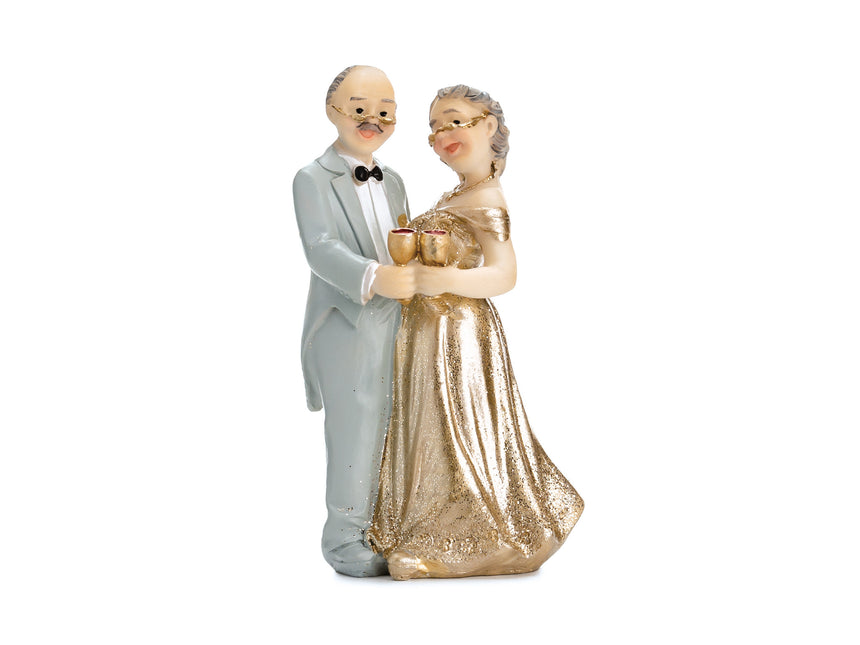 Adorno para tarta 50 años casados 12cm