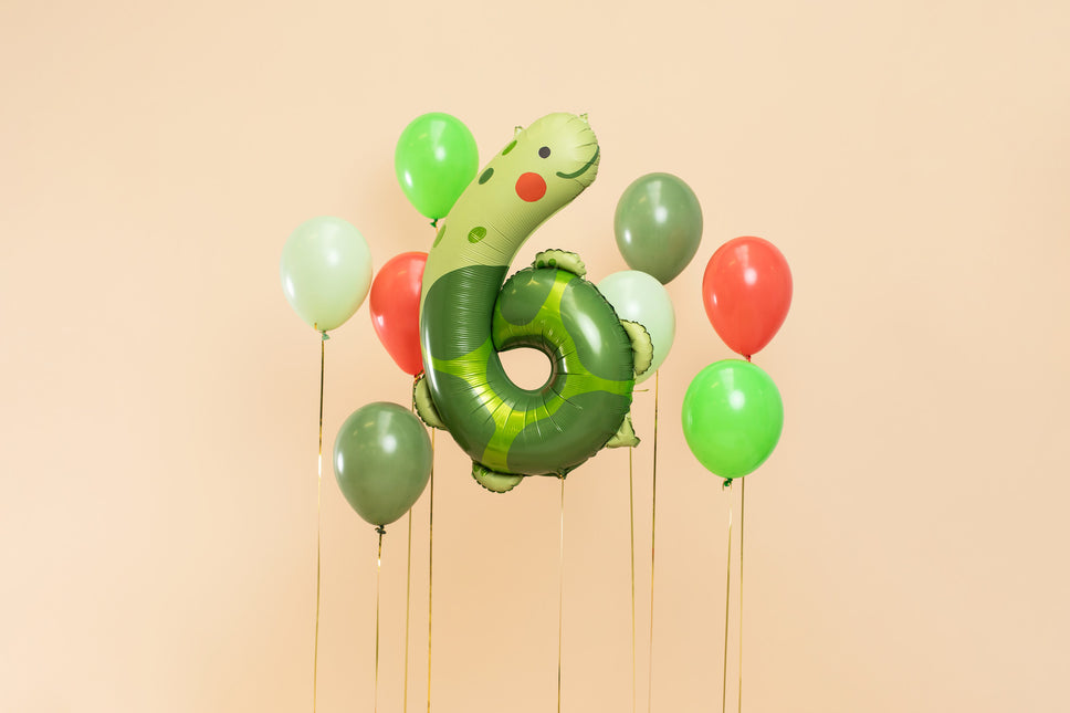 Globo de Helio 6 Años Tortuga Vacía 86cm