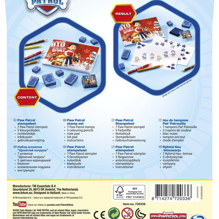 Set de sellos Paw Patrol