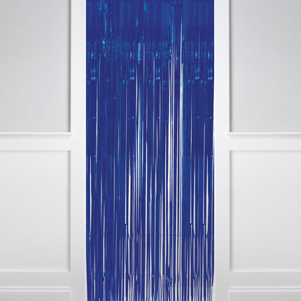 Azul oscuro Cortina de puerta 2m