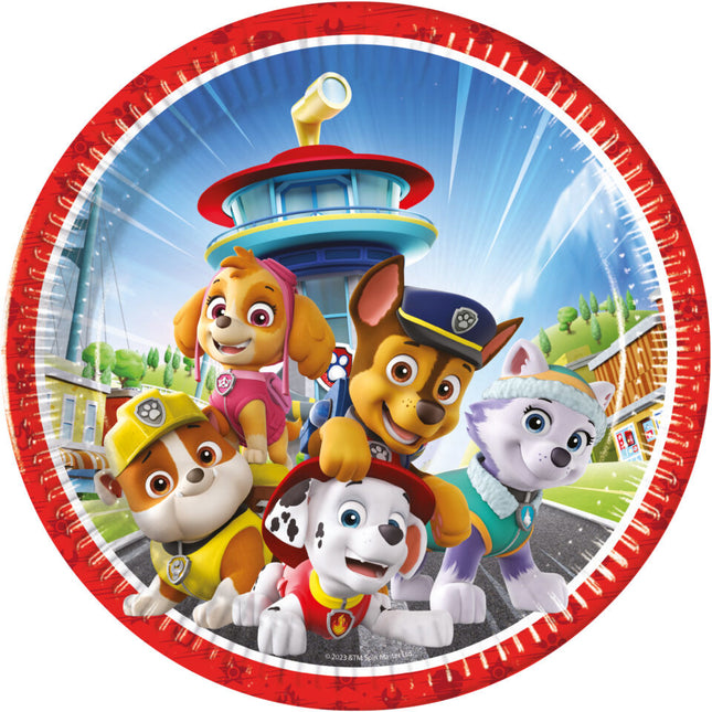 Paw Patrol Platos 23cm 8pcs