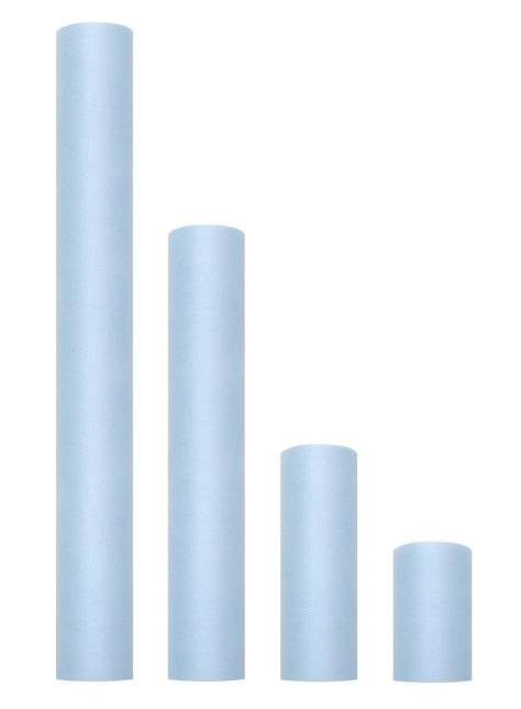 Rollo de Tul Azul Claro 30cm 9m