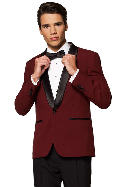 Esmoquin Rojo Burdeos Hombre <tc>OppoSuits</tc>