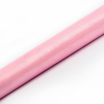 Tela de Organza rosa claro 36cm 9m