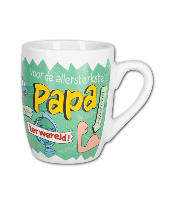 Taza verde Papá