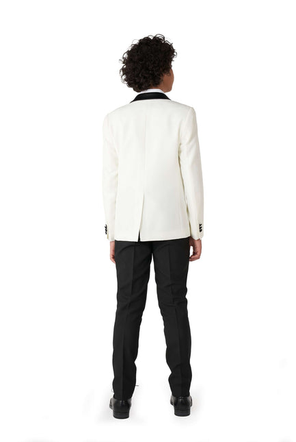 Niño esmoquin blanco adolescente <tc>OppoSuits</tc>