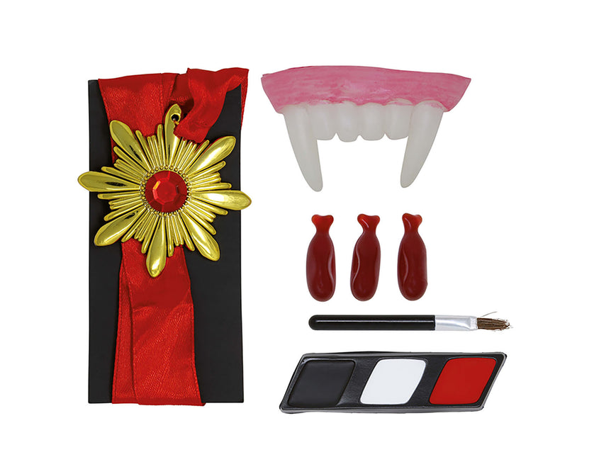 Set Maquillaje Halloween Purpurina Vampiro