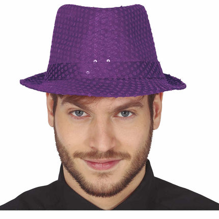 Purpurina Sombrero Morado