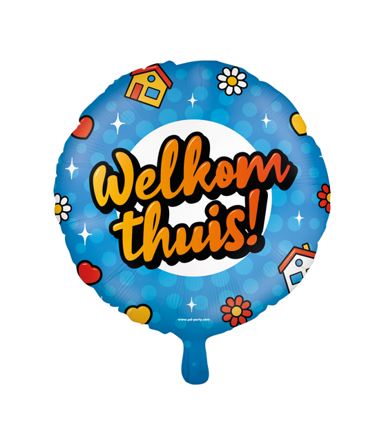 Globo de Helio Bienvenido a Casa Vacío 30cm