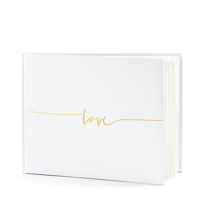 Libro de Visitas Blanco Love 24cm
