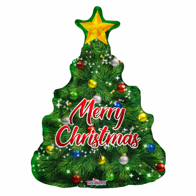 Globo de Helio Árbol de Navidad 91cm vacío