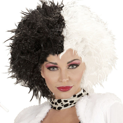 Peluca Blanca y Negra