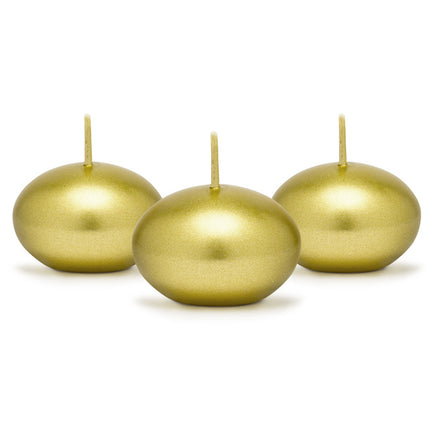 Velas Flotantes Oro 4cm 50pcs