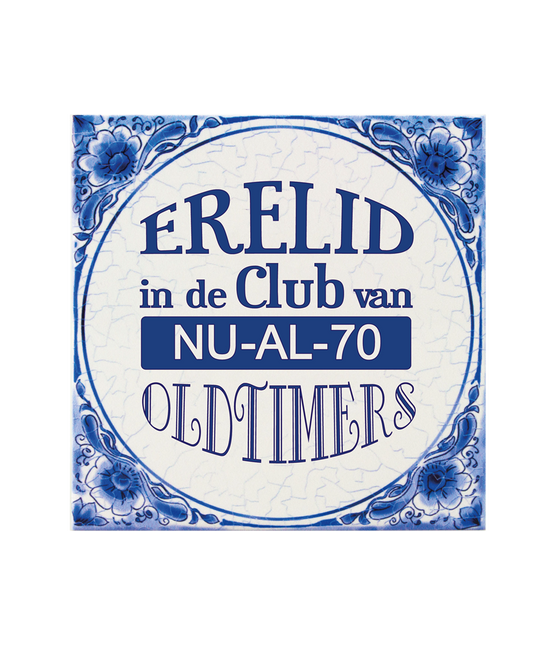 Azulejo Azul Delft 70 Años 14,5cm