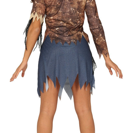 Disfraz de Zombie Halloween Mujer L