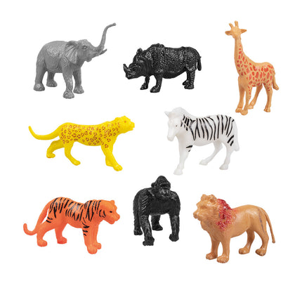 Regalos para repartir Animales de la selva 4,5cm 8pcs