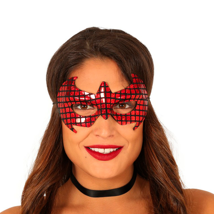 Máscara Rojo Negro