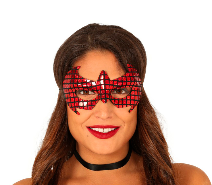 Máscara Rojo Negro