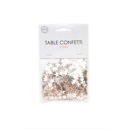 Confeti de mesa Estrella Oro Rosa