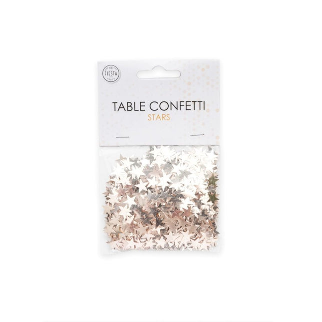 Confeti de mesa Estrella Oro Rosa
