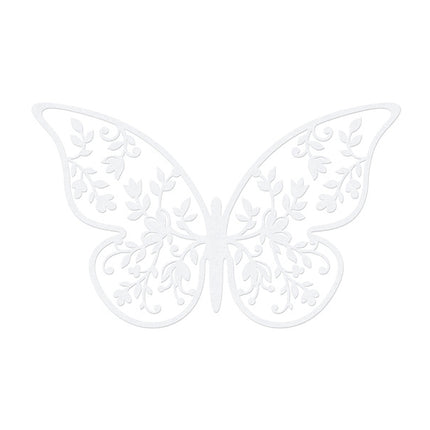 Decoración de Mesa Papel Mariposa 8cm 10pcs