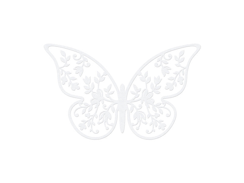 Decoración de Mesa Papel Mariposa 8cm 10pcs