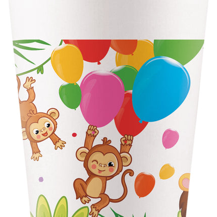 Vasos Animales de la Selva 8uds.
