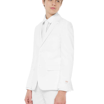 Traje Blanco Niño Adolescente <tc>OppoSuits</tc>