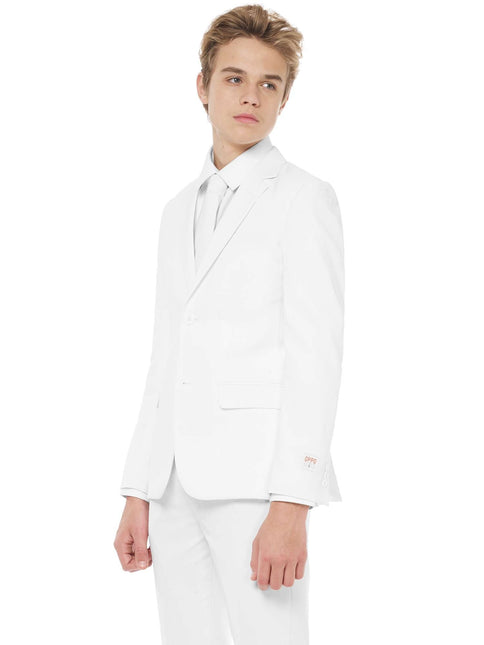 Traje Blanco Niño Adolescente <tc>OppoSuits</tc>