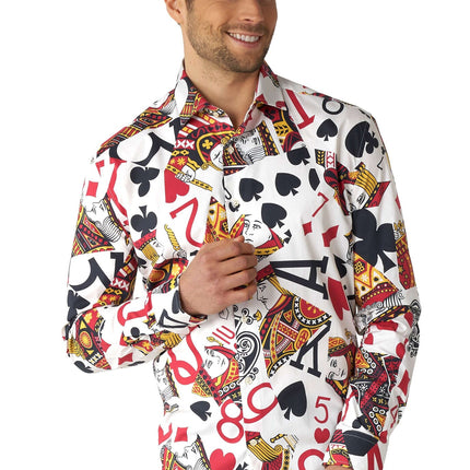 Camisa Casino Naipes Hombre <tc>OppoSuits</tc>