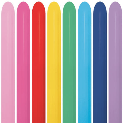 Globos de modelar Fashion Mix 5cm 152cm 100pcs
