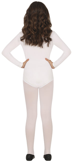 Leotardo de niña Blanco