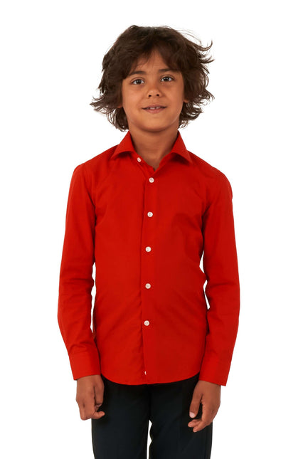 Camisa Roja Niño <tc>OppoSuits</tc>