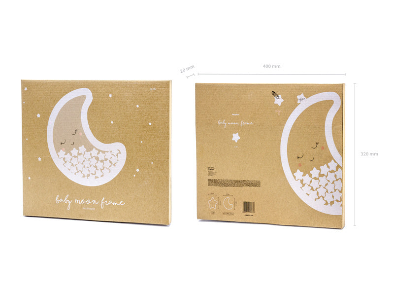 Libro de visitas de madera Luna 38,5cm