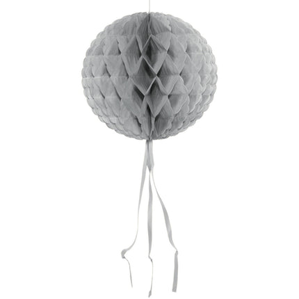 Bola Panal Plata 30cm