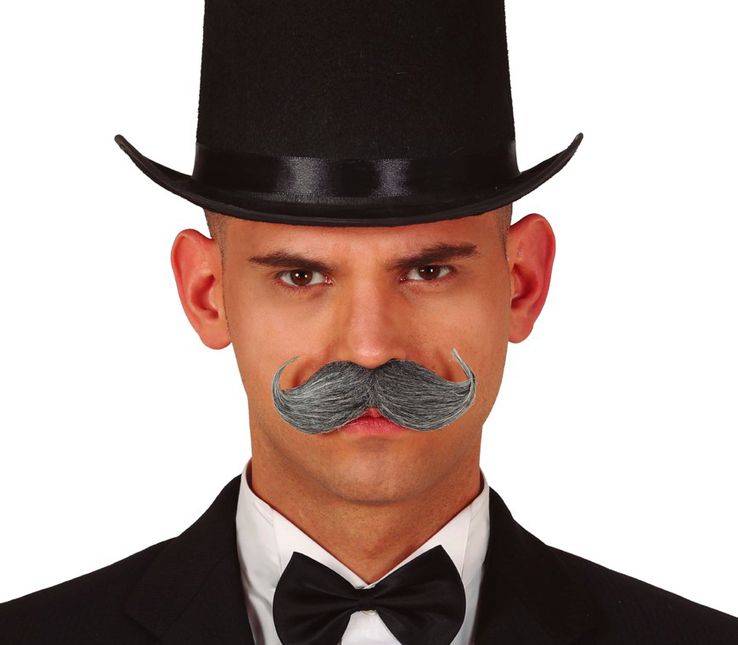 Bigote inglés Gris