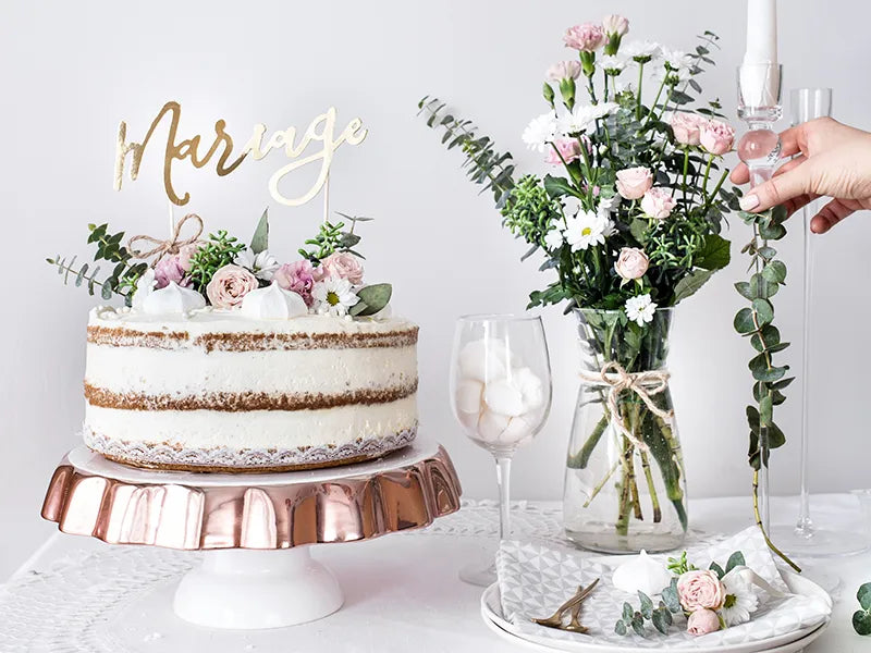 Adorno para tarta de boda Mariage 22,5cm
