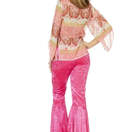 Disfraz de hippie de lujo para mujer