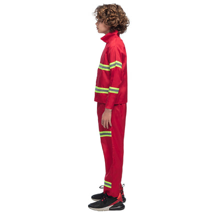 Traje de bombero Niño Luxe
