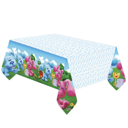 Mantel de color azulado 1,8 m