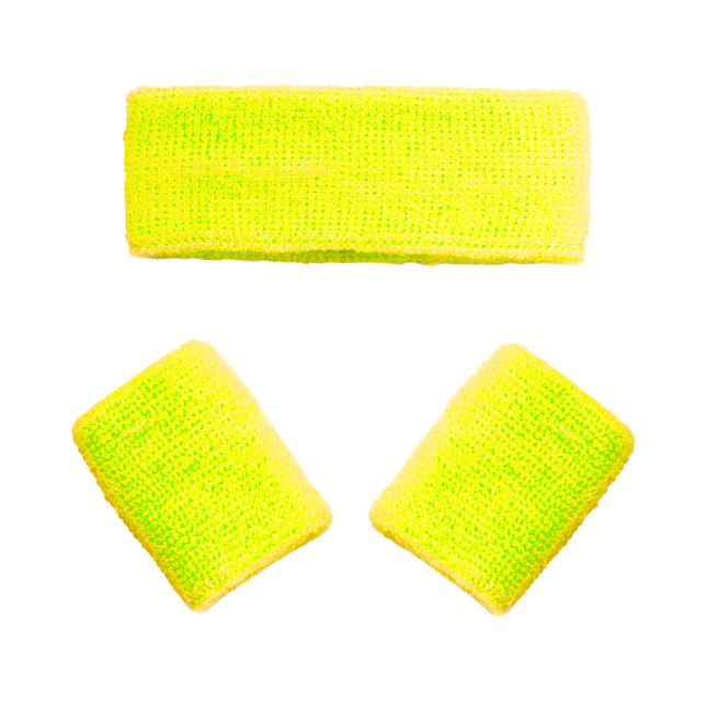 Bandas antisudor Amarillo Neón 3uds.