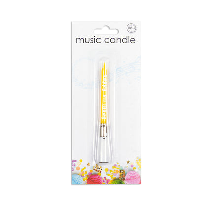 Vela con Música 7,8cm