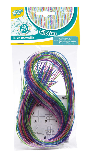 Hilos para manualidades Metálicos 25uds.