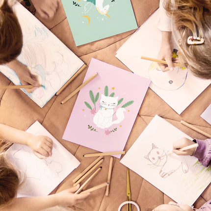 Libro para colorear Gato